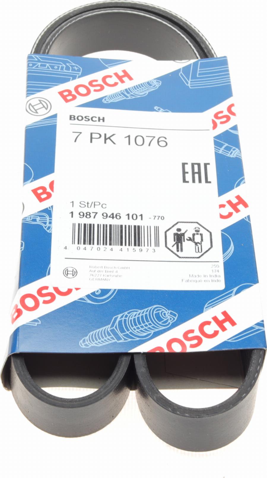 BOSCH 1 987 946 101 - V-Ribbed Belt autospares.lv