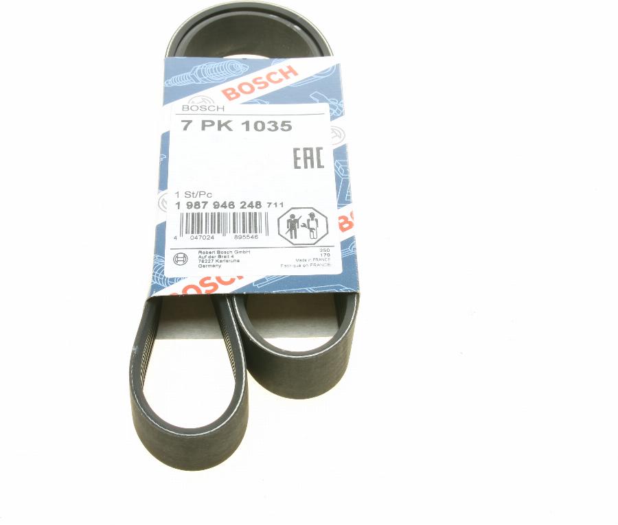 BOSCH 1 987 946 248 - V-Ribbed Belt autospares.lv