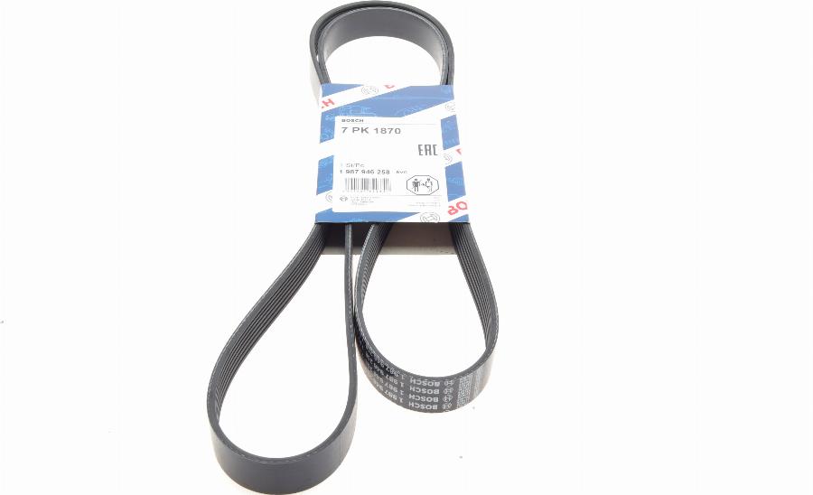 BOSCH 1 987 946 258 - V-Ribbed Belt autospares.lv