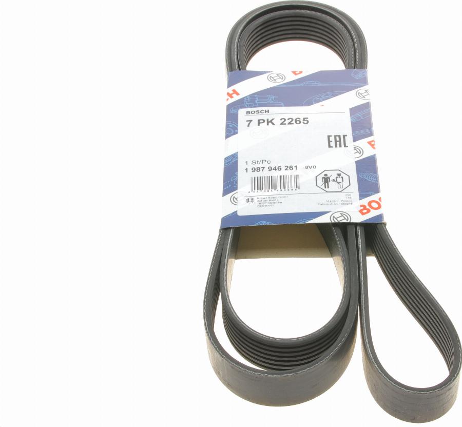 BOSCH 1 987 946 261 - V-Ribbed Belt autospares.lv