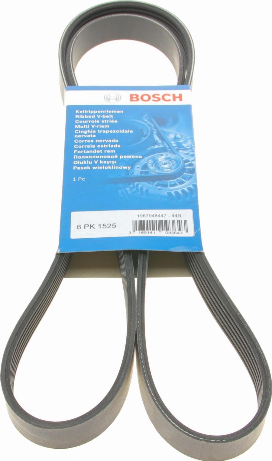 BOSCH 1 987 948 447 - V-Ribbed Belt autospares.lv