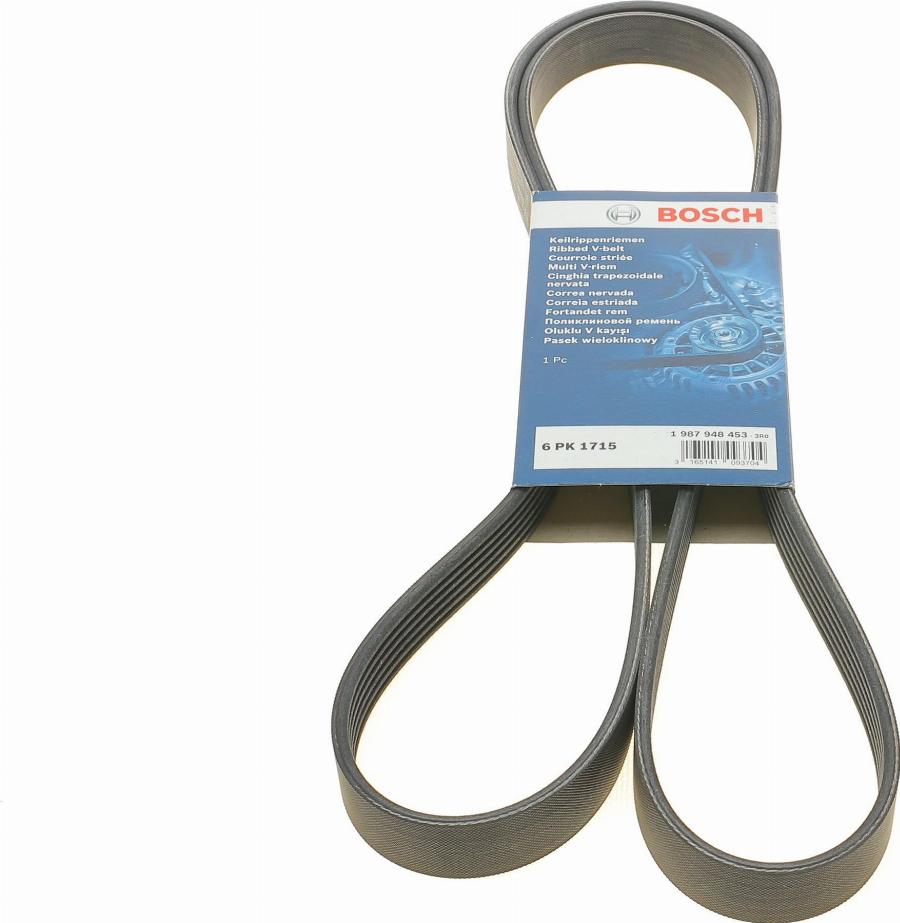 BOSCH 1 987 948 453 - V-Ribbed Belt autospares.lv