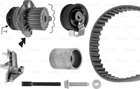 BOSCH 1 987 948 893 - Water Pump & Timing Belt Set autospares.lv