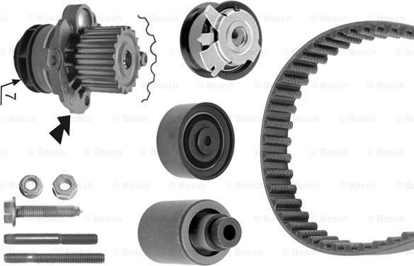 BOSCH 1 987 948 866 - Water Pump & Timing Belt Set autospares.lv