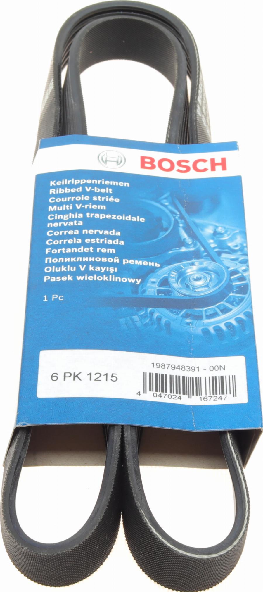 BOSCH 1 987 948 391 - V-Ribbed Belt autospares.lv