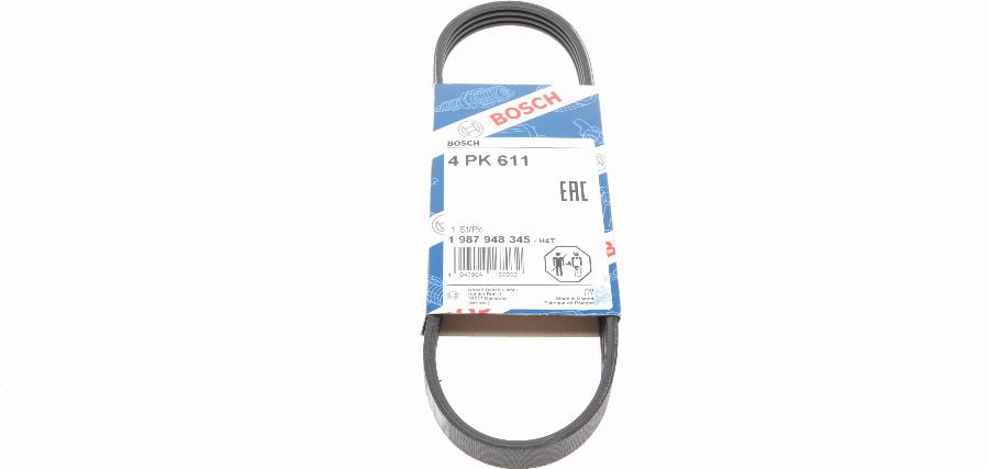 BOSCH 1 987 948 345 - V-Ribbed Belt autospares.lv