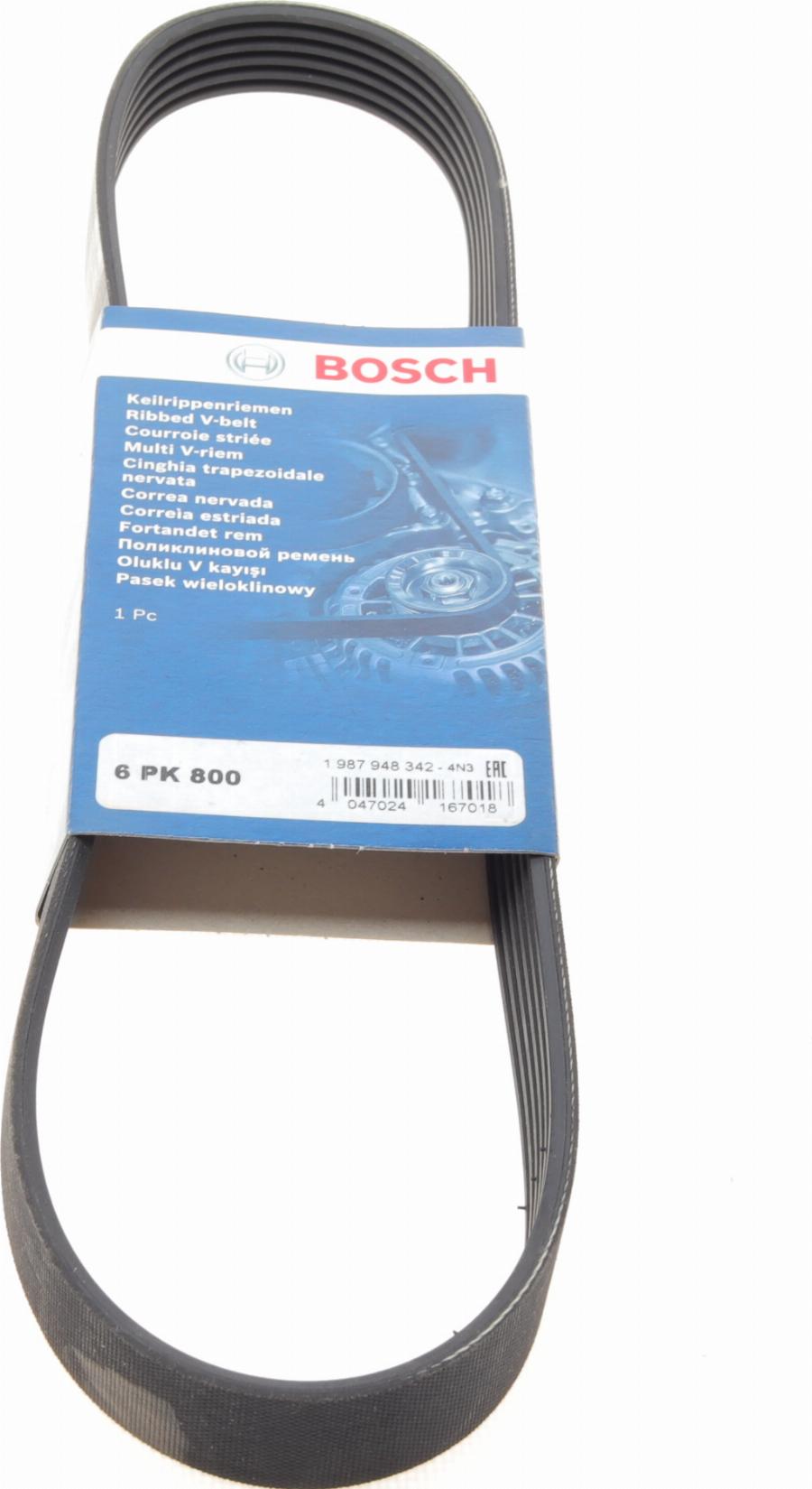 BOSCH 1 987 948 342 - V-Ribbed Belt autospares.lv