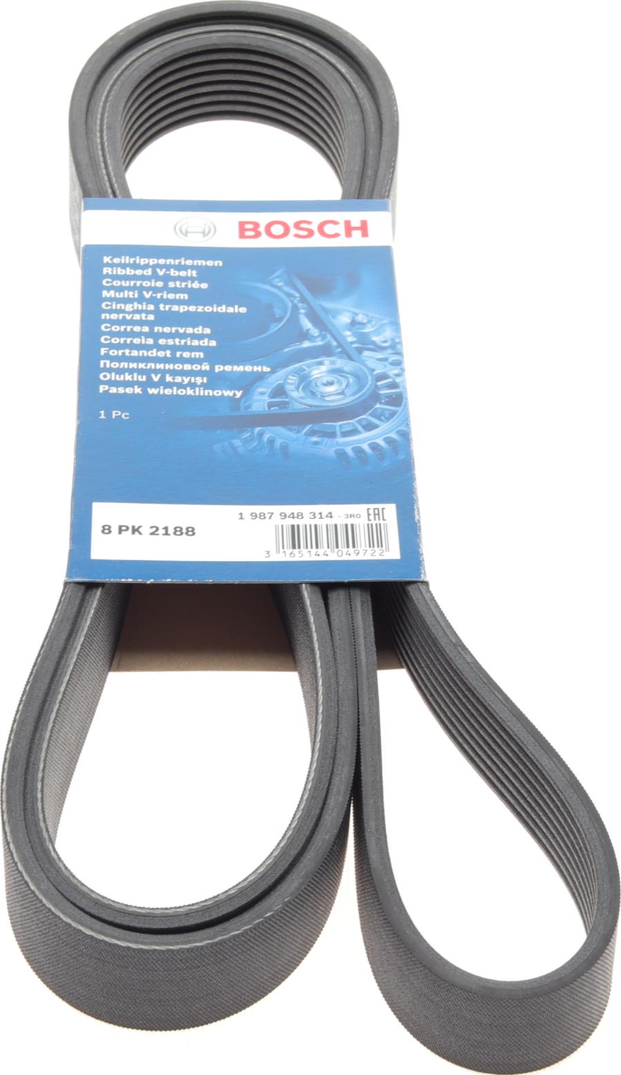 BOSCH 1 987 948 314 - V-Ribbed Belt autospares.lv