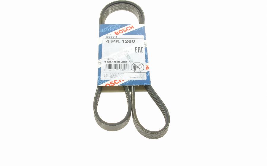 BOSCH 1 987 948 380 - V-Ribbed Belt autospares.lv