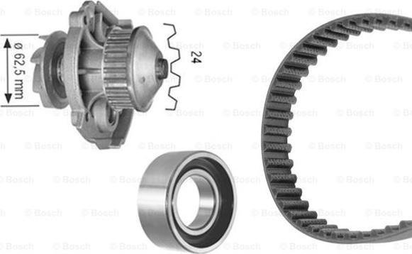 BOSCH 1 987 948 799 - Water Pump & Timing Belt Set autospares.lv