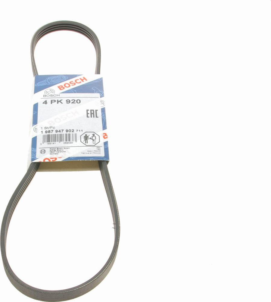 BOSCH 1 987 947 902 - V-Ribbed Belt autospares.lv