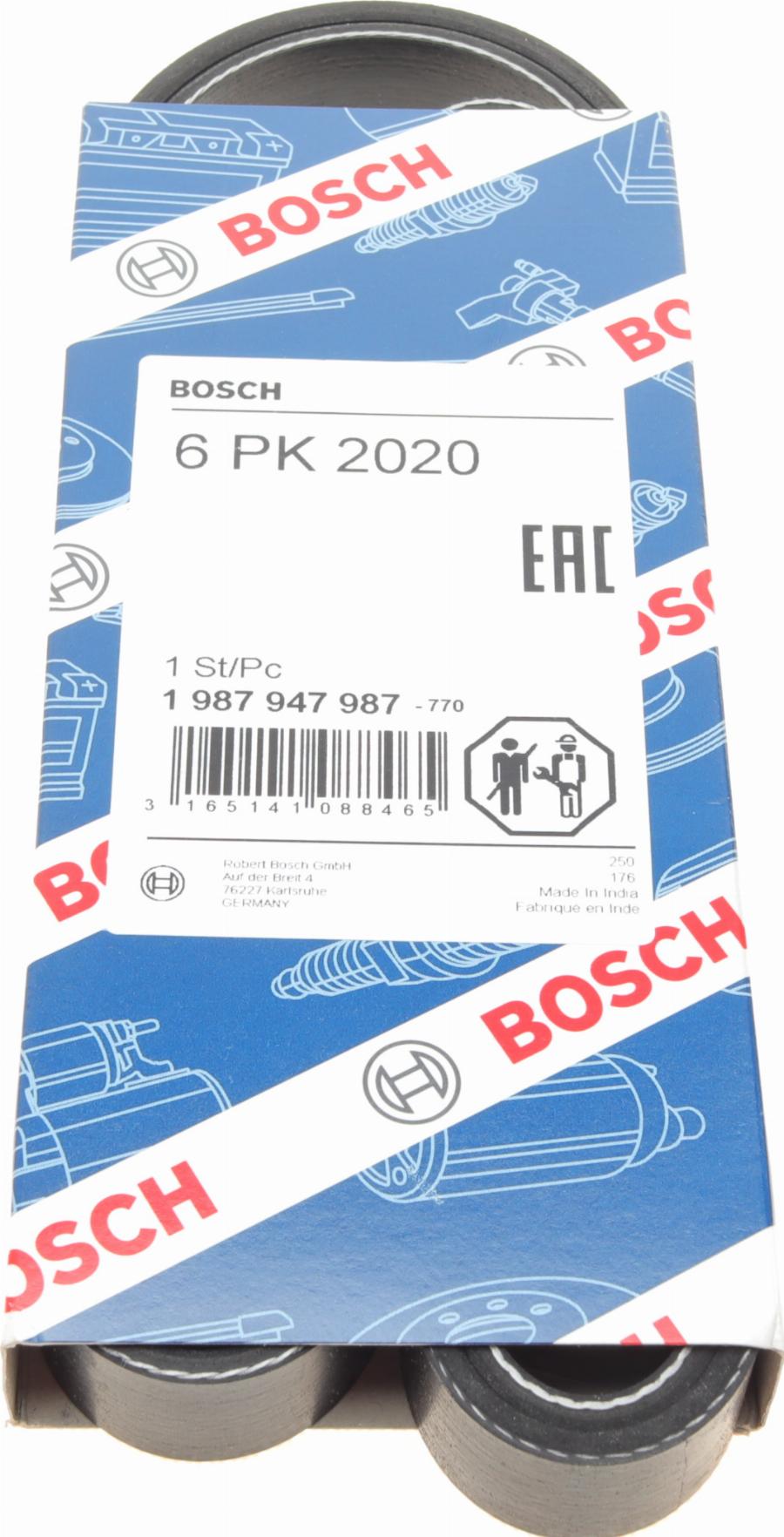 BOSCH 1 987 947 987 - V-Ribbed Belt autospares.lv