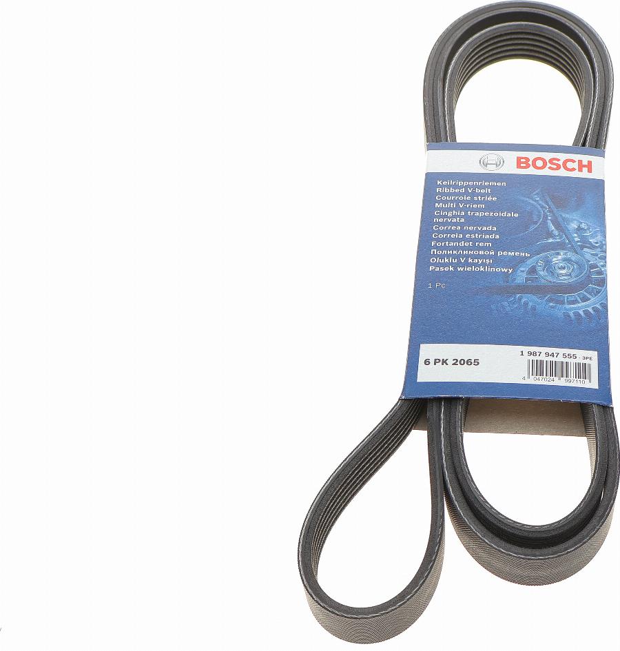 BOSCH 1 987 947 555 - V-Ribbed Belt autospares.lv