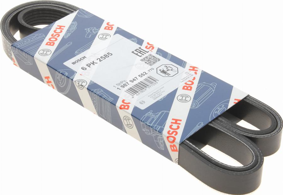 BOSCH 1 987 947 552 - V-Ribbed Belt autospares.lv