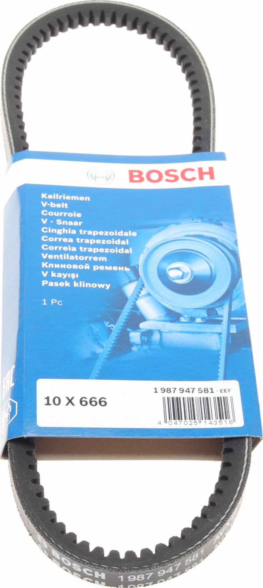 BOSCH 1 987 947 581 - V-Belt autospares.lv