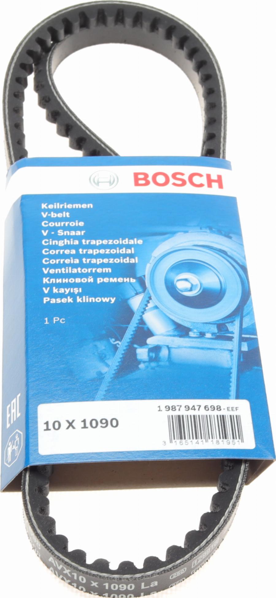 BOSCH 1 987 947 698 - V-Belt autospares.lv