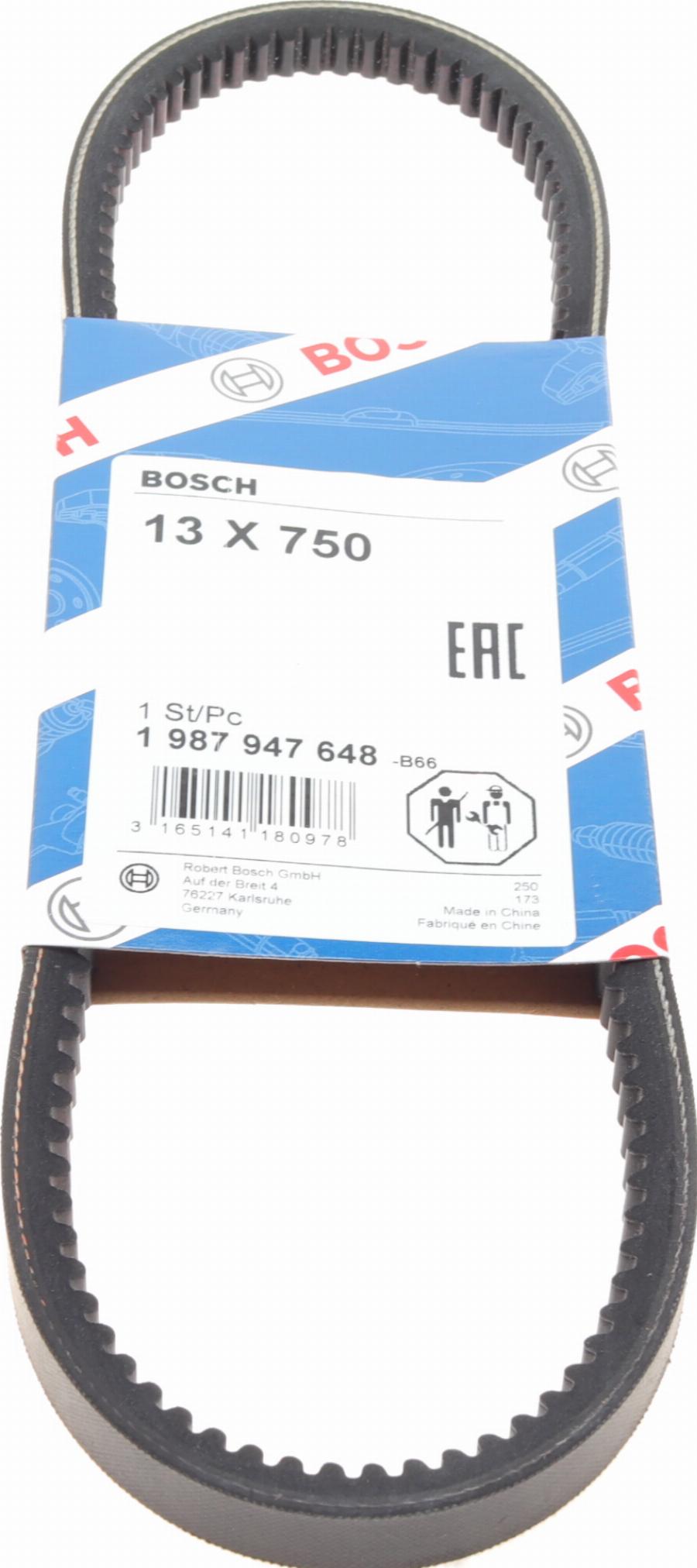 BOSCH 1 987 947 648 - V-Belt autospares.lv