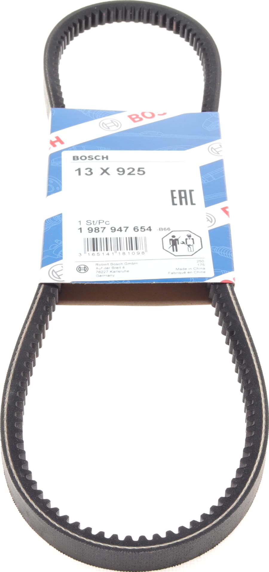 BOSCH 1 987 947 654 - V-Belt autospares.lv