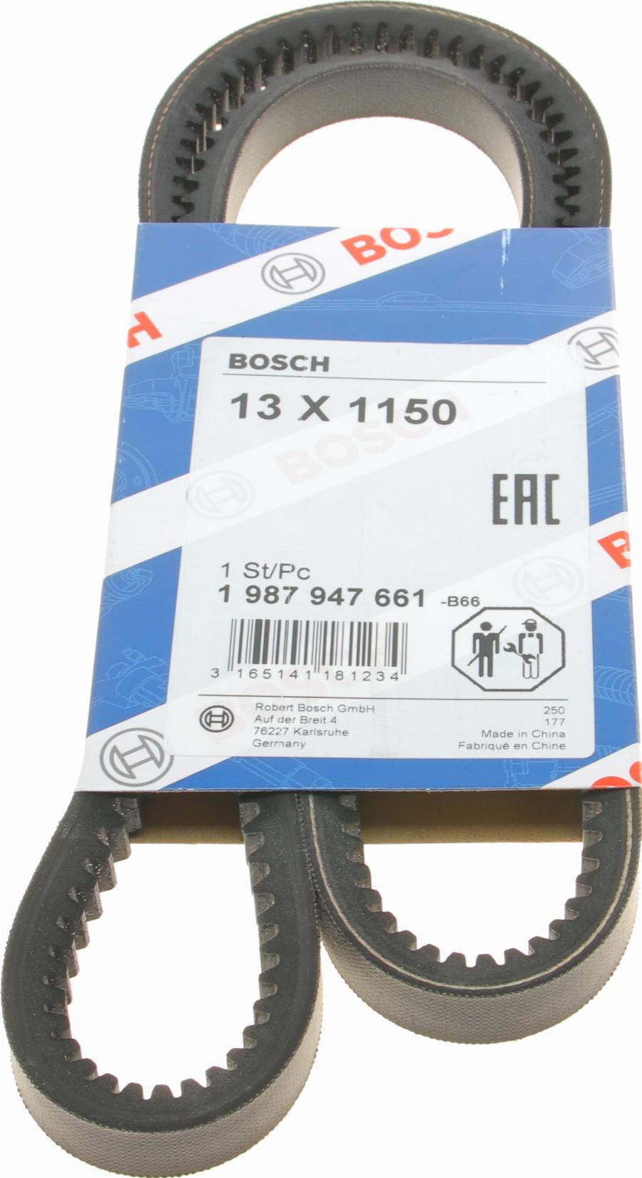 BOSCH 1 987 947 661 - V-Belt autospares.lv