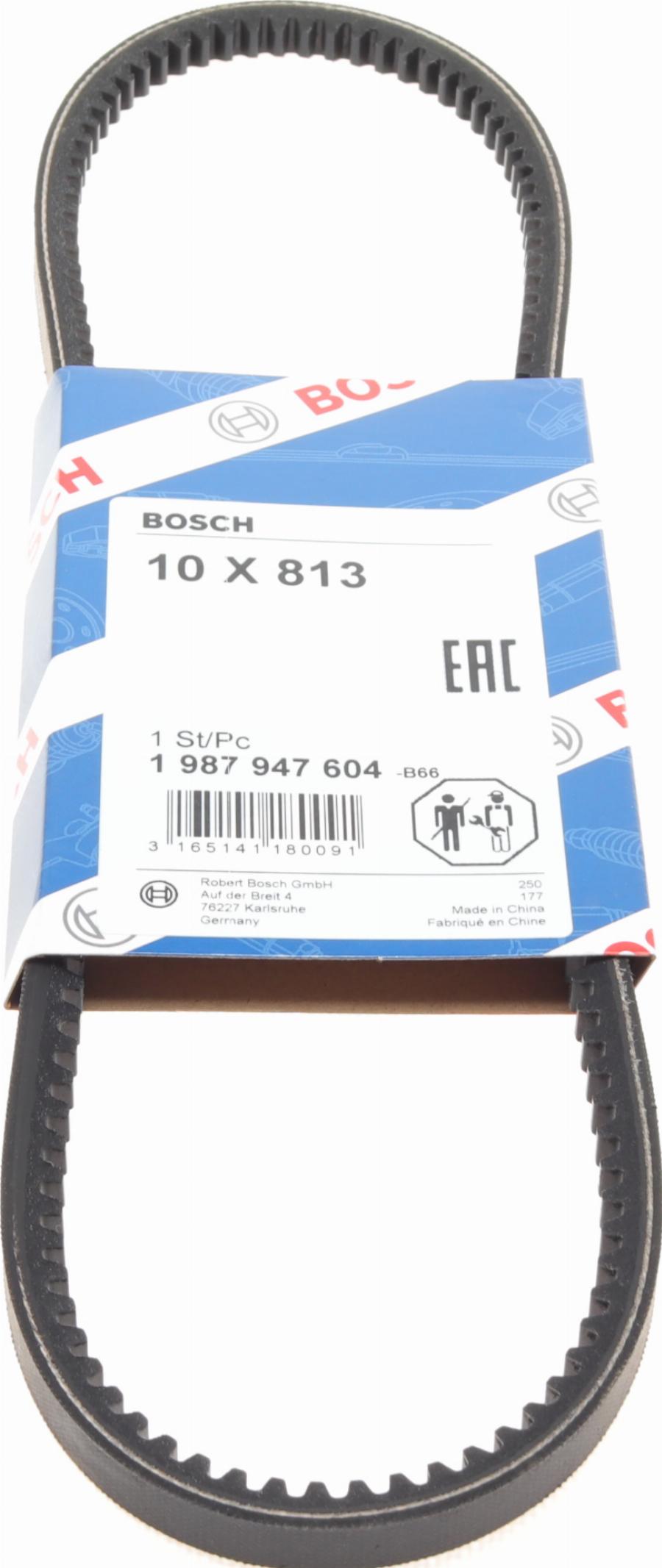 BOSCH 1 987 947 604 - V-Belt autospares.lv