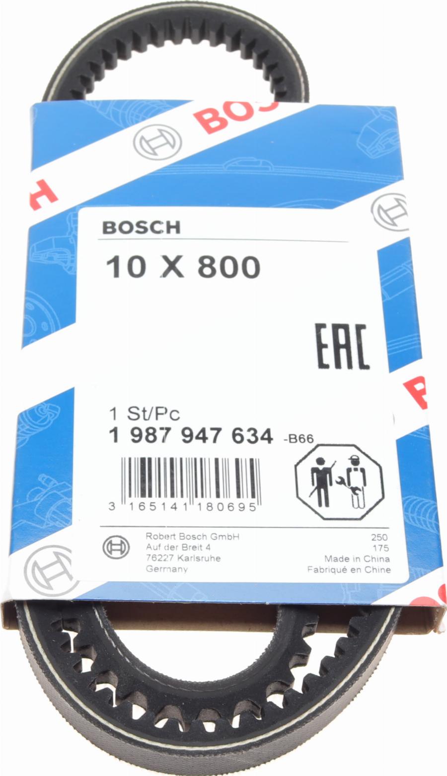 BOSCH 1 987 947 634 - V-Belt autospares.lv