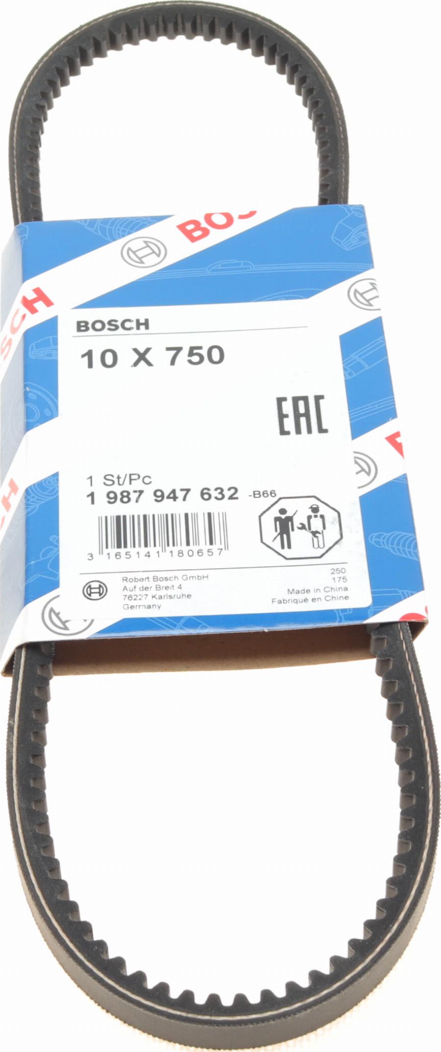 BOSCH 1 987 947 632 - V-Belt autospares.lv