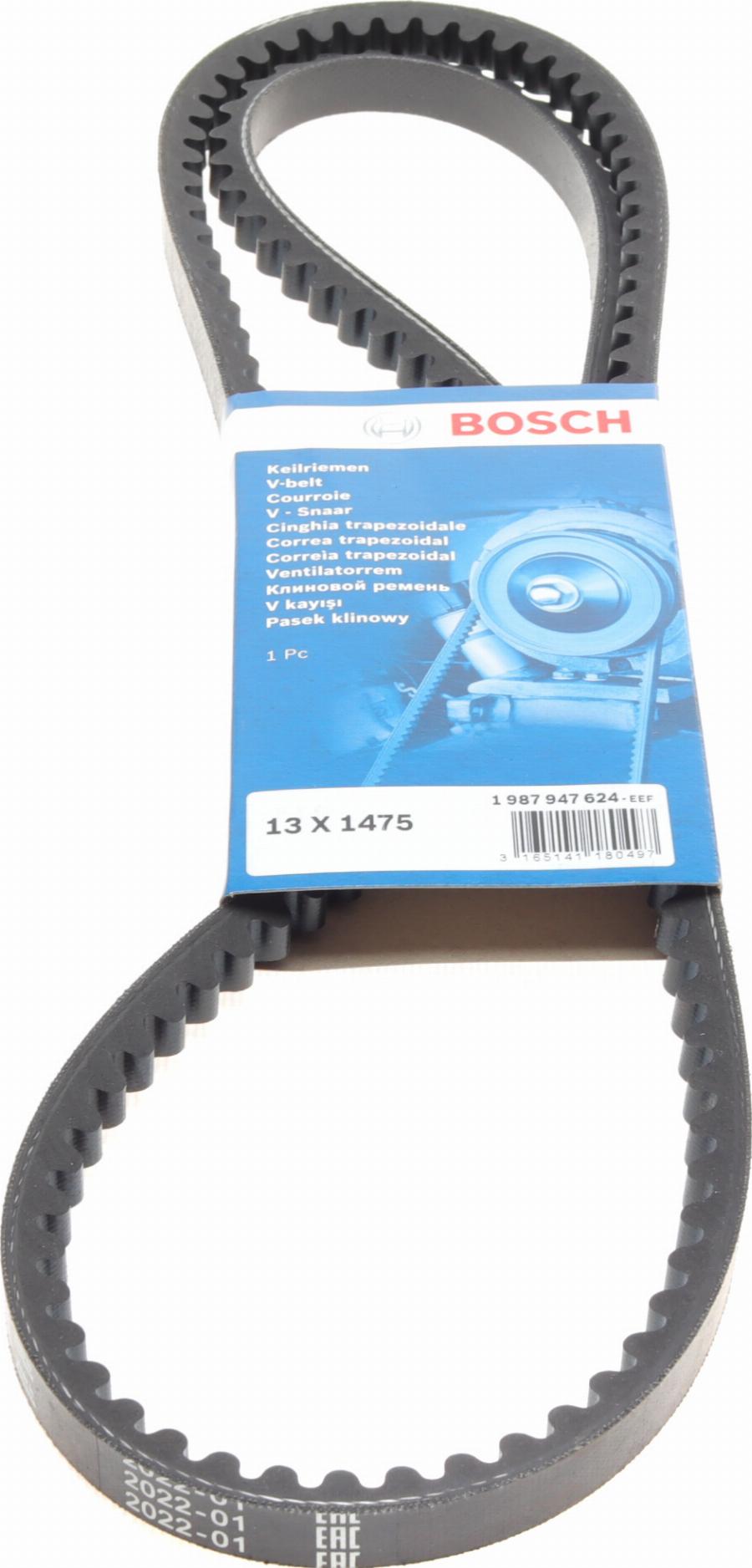 BOSCH 1 987 947 624 - V-Belt autospares.lv