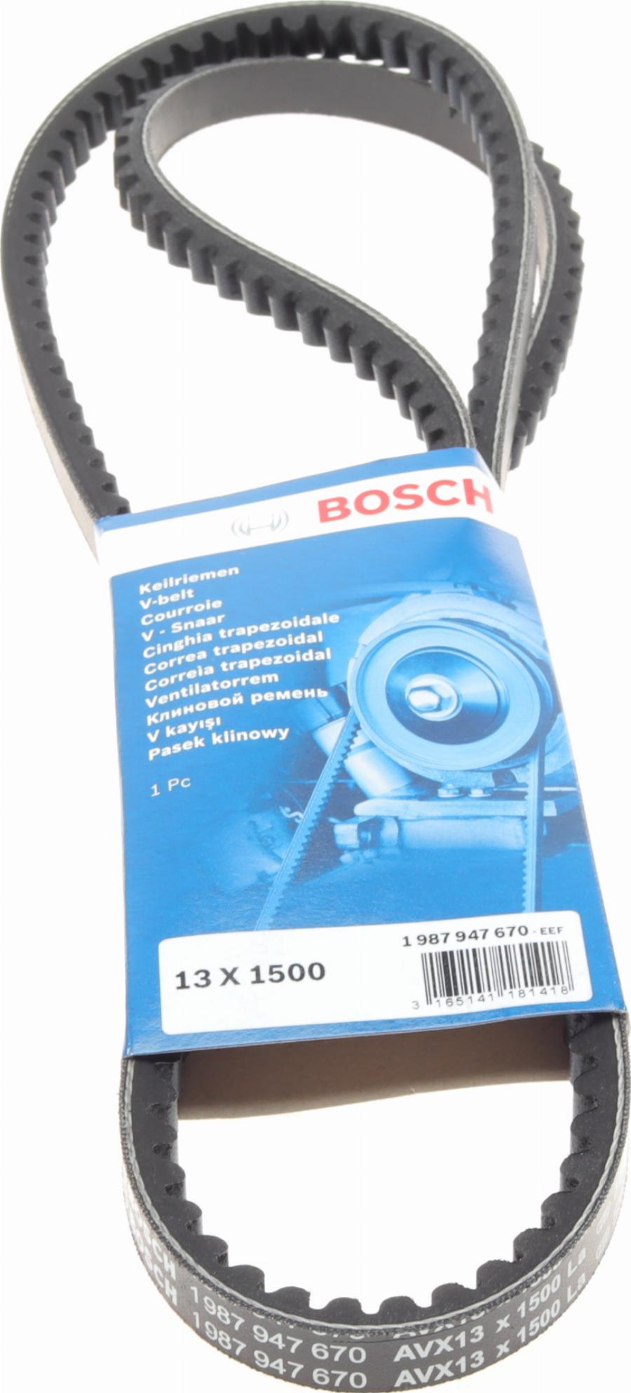 BOSCH 1 987 947 670 - V-Belt autospares.lv