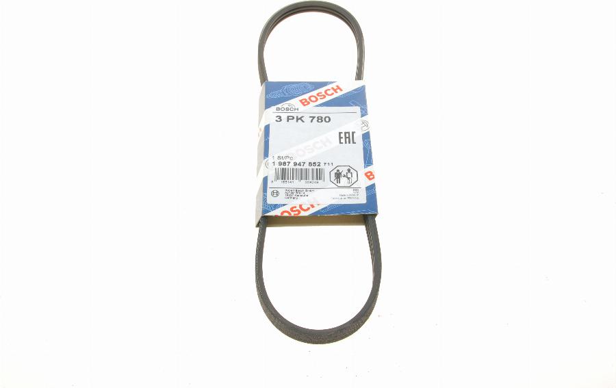 BOSCH 1 987 947 852 - V-Ribbed Belt autospares.lv