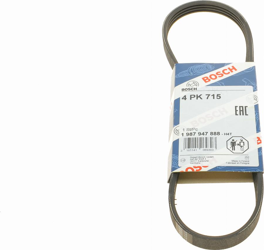 BOSCH 1 987 947 888 - V-Ribbed Belt autospares.lv