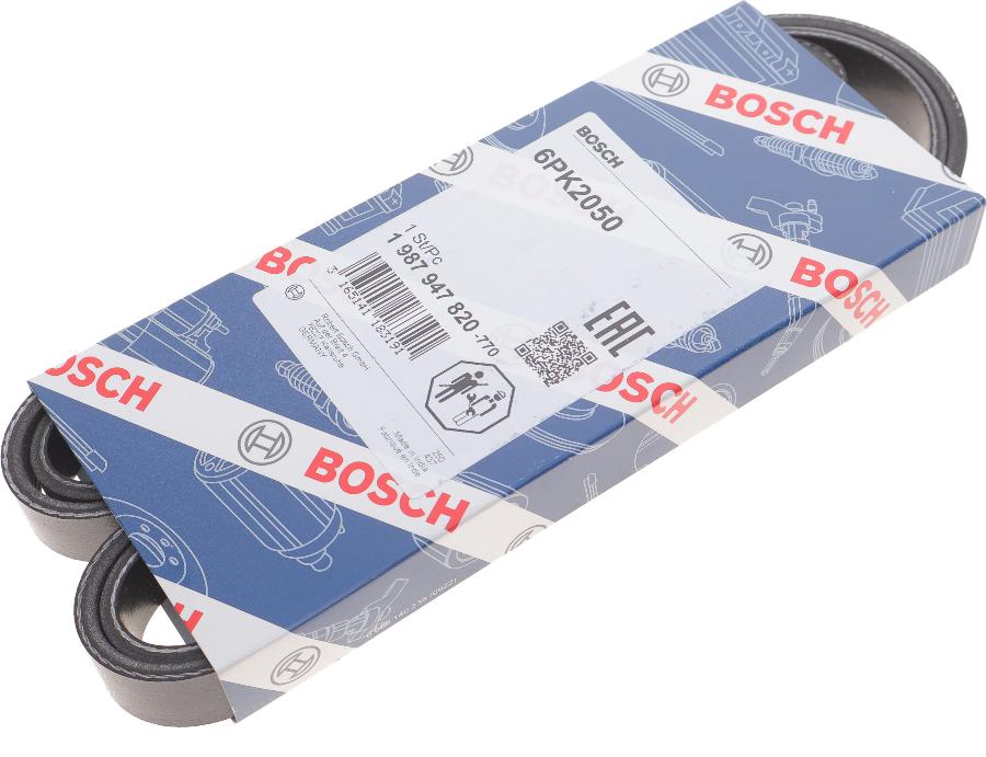 BOSCH 1 987 947 820 - V-Ribbed Belt autospares.lv