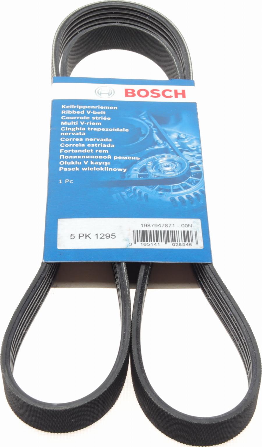 BOSCH 1 987 947 871 - V-Ribbed Belt autospares.lv