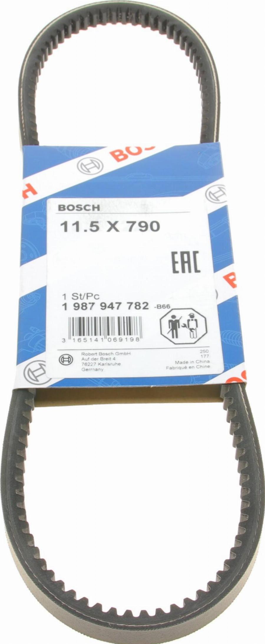 BOSCH 1 987 947 782 - V-Belt autospares.lv