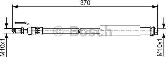 BOSCH 1 987 481 487 - Brake Hose autospares.lv