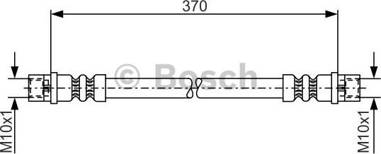 BOSCH 1 987 481 003 - Brake Hose autospares.lv