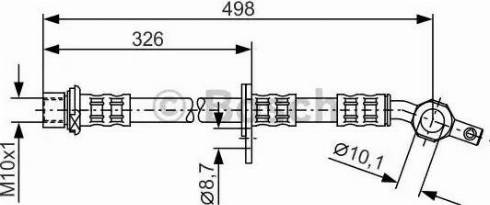 BOSCH 1 987 481 105 - Brake Hose autospares.lv