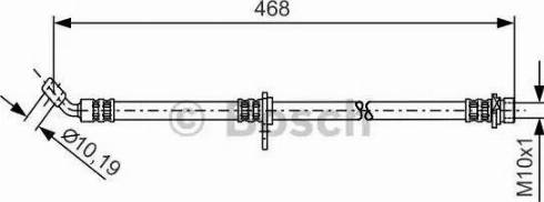 BOSCH 1 987 481 246 - Brake Hose autospares.lv