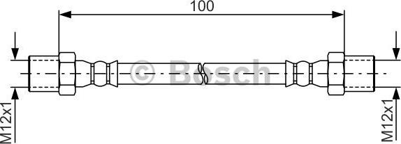 BOSCH 1 987 481 785 - Brake Hose autospares.lv