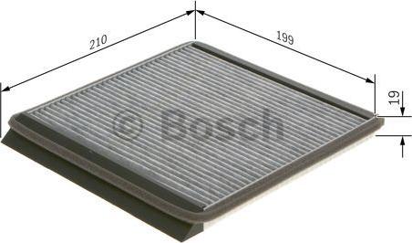 BOSCH 1 987 435 533 - Filter, interior air autospares.lv