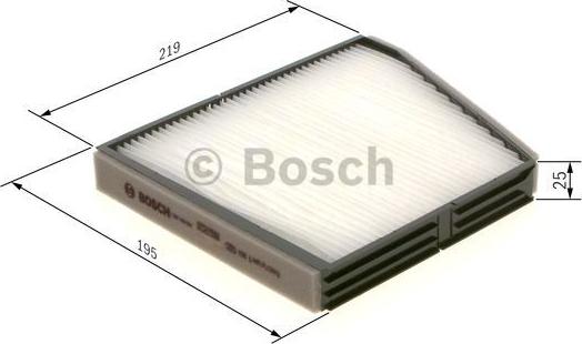 BOSCH 1 987 435 054 - Filter, interior air autospares.lv