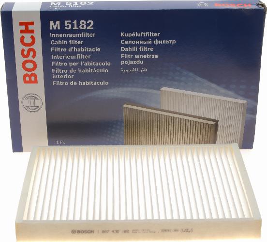 BOSCH 1 987 435 182 - Filter, interior air autospares.lv