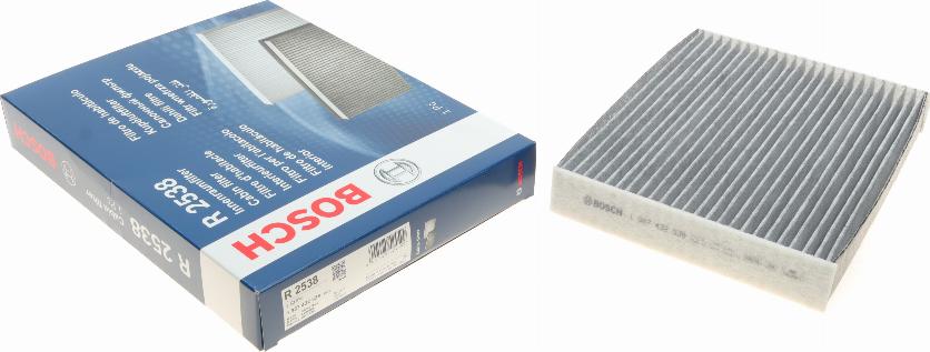 BOSCH 1 987 432 538 - Filter, interior air autospares.lv