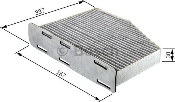 BOSCH 1 987 432 048 - Filter, interior air autospares.lv