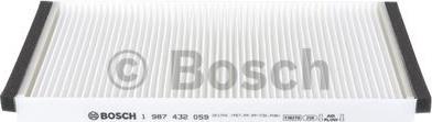 BOSCH 1 987 432 059 - Filter, interior air autospares.lv