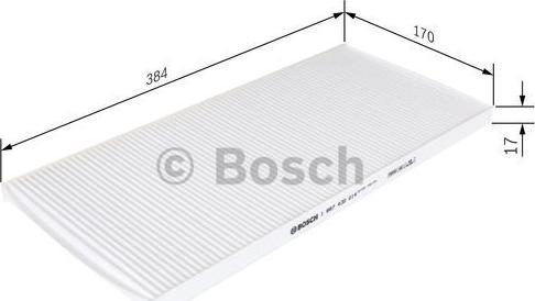 BOSCH 1 987 432 014 - Filter, interior air autospares.lv