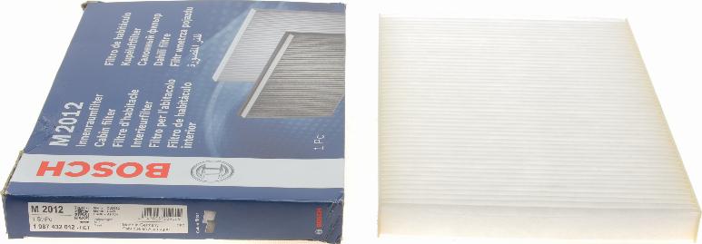 BOSCH 1 987 432 012 - Filter, interior air autospares.lv