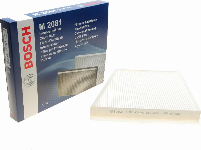 BOSCH 1 987 432 081 - Filter, interior air autospares.lv