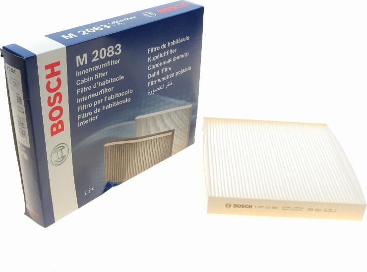 BOSCH 1 987 432 083 - Filter, interior air autospares.lv