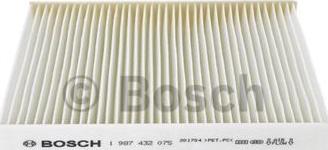 BOSCH 1 987 432 075 - Filter, interior air autospares.lv