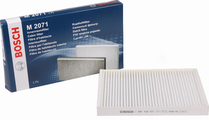 BOSCH 1 987 432 071 - Filter, interior air autospares.lv